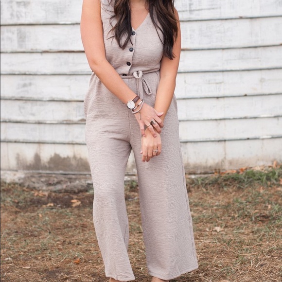 Wide Legged Jumpsuit - Picture 1 of 5